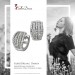 Silberdream SilberDream Creole Geflecht Zirkonia weiß 925 Sterling Silber Damen SDO4412W 50% Rabatt mit kostenlosem Versand