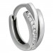 Silberdream SilberDream Creole Lines Zirkonia weiß matt 925 Sterling Silber Damen SDO4409W Kostenloser Versand international