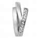 Silberdream SilberDream Creole Lines Zirkonia weiß matt 925 Sterling Silber Damen SDO4409W Kostenloser Versand international