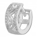Silberdream SilberDream Creole Senses Zirkonia weiß 925 Sterling Silber Damen SDO4266W Auslauf