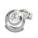 Silberdream SilberDream Ohrring Kreise Zirkonia weiß 925 Silber Ohrstecker SDO542W im Angebot