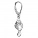 Silberdream SilberDream Ohrhänger Twisted diamantiert 925er Silber Damen Ohrring SDO4319J Fabrikverkauf