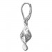 Silberdream SilberDream Ohrhänger Twisted diamantiert 925er Silber Damen Ohrring SDO4319J Fabrikverkauf