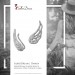 Silberdream SilberDream Ear Cuff Flügel Zirkonia Ohrringe Ohrklemme 925 Silber GSO410W Sonderangebot