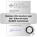 Silberdream SilberDream Ohrstecker Blitz Zirkonia weiß 925er Silber Ohrring SDO8030W Exklusivangebot