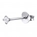 Silberdream SilberDream Ohrstecker Zirkonia Viereck 2mm weiß 925 Silber SDO8501W Neuheiten