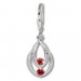 Silberdream SilberDream Ohrhänger Glamour Zirkonia rot Ohrring 925 Silber SDO522R Saisonale Angebote