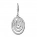 Silberdream SilberDream Ohrhänger Oval Zirkonia weiß 925 Silber Ohrring SDO364S Tiefpreis