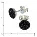 Silberdream SilberDream Ohrring Rund schwarz 925er Silber Ohrstecker GSO252S Super Sparpreis