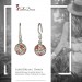 Silberdream SilberDream Glitzer Ohrringe 925 Zirkonias Blume pink GSO301 Wochenangebot