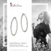 Silberdream SilberDream Creole Diamantschliff 6cm 925 Sterling Silber Damen Ohrring SDO67366 JETZT KAUFEN