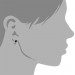 Silberdream SilberDream Ohrstecker drei Kreise schwarz 925er Glitzer Kristalle GSO600S Letzter Tag