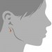 Silberdream SilberDream Creole rose vergoldet Ohrring 925 Sterling Silber Schmuck SDO0017E Zeitbegrenzte Promotion