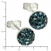 Silberdream SilberDream Ohrstecker Halbkugel blau 925er Glitzer Kristalle GSO217B Bis zu 50% Rabatt