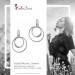 Silberdream SilberDream Ohrhänger Doppelringe 925 Sterling Silber Damen Ohrringe SDO6700J Fabrikladen