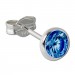 Silberdream SilberDream Ohrring Zirkonia blau 5mm 925 Silber Ohrstecker SDO5535B Speichern exportieren