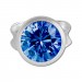 Silberdream SilberDream Ohrring Zirkonia blau 5mm 925 Silber Ohrstecker SDO5535B Speichern exportieren