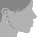 Silberdream SilberDream Creole oval matt 925 Sterling Silber Ohrring SDO306 zollfrei