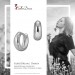 Silberdream SilberDream Creole Glanz oval 925 Sterling Silber Ohrring SDO390S Günstiger Verkauf