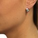Silberdream SilberDream Creole Glanz eckig 925 Sterling Silber Ohrring SDO347S Fabrikverkauf