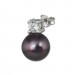 Silberdream SilberDream Ohrstecker Perle schwarz Zirkonia Damen 925er Silber SDO1738S Meist gekauft