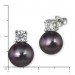 Silberdream SilberDream Ohrstecker Perle schwarz Zirkonia Damen 925er Silber SDO1738S Meist gekauft