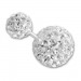 Silberdream SilberDream Doppel-Ohrringe Glitzerperlen weiß Tribal Design 925 Silber SDO8516W Fabrik Onlineshop