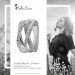 Silberdream SilberDream Ring Bandring gedreht Zirkonia weiß Gr.62 aus 925er Silber SDR411W62 Großer Ausverkauf