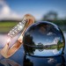 Silberdream GoldDream Gold Ring Welle Zirkonia weiß Gr.58 333er Rosegold GDR501E58 Kostenlose Rückgabe