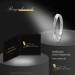 Silberdream GoldDream Gold Ring Gr.58 Swing Zirkonia weiß 333er Weißgold GDR523J58 zollfrei