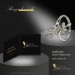 Silberdream GoldDream Gold Ring Gr.58 Ranke Zirkonia 333er Weißgold GDR515J58 Jubiläumsangebot