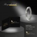 Silberdream GoldDream Gold Ring Gr.58 Twist 333er Weißgold GDR522J58 Heißer Verkauf