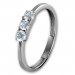 Silberdream GoldDream Gold Ring 3er Zirkonia weiß Gr.60 333er Weißgold GDR511J60 VIP-Rabatte