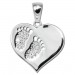 Silberdream SilberDream Ketten Anhänger -Herzanhänger- Zirkonia weiß 925 Silber SDH4392W Fabrik Onlineshop