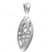 Silberdream SilberDream Ketten Anhänger Oval Zirkonia weiß 925 Silber SDH433W Versandkostenfrei